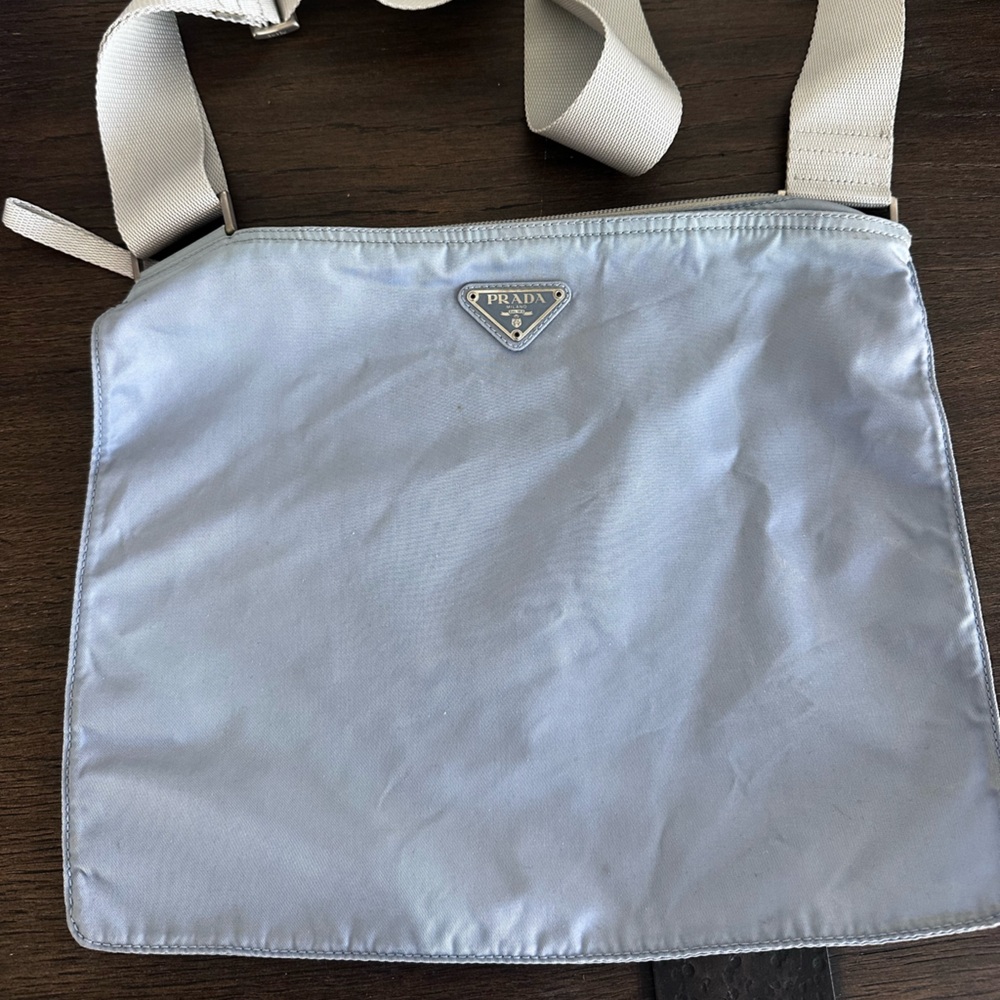 Prada Tessuto nylon messenger cross body bag